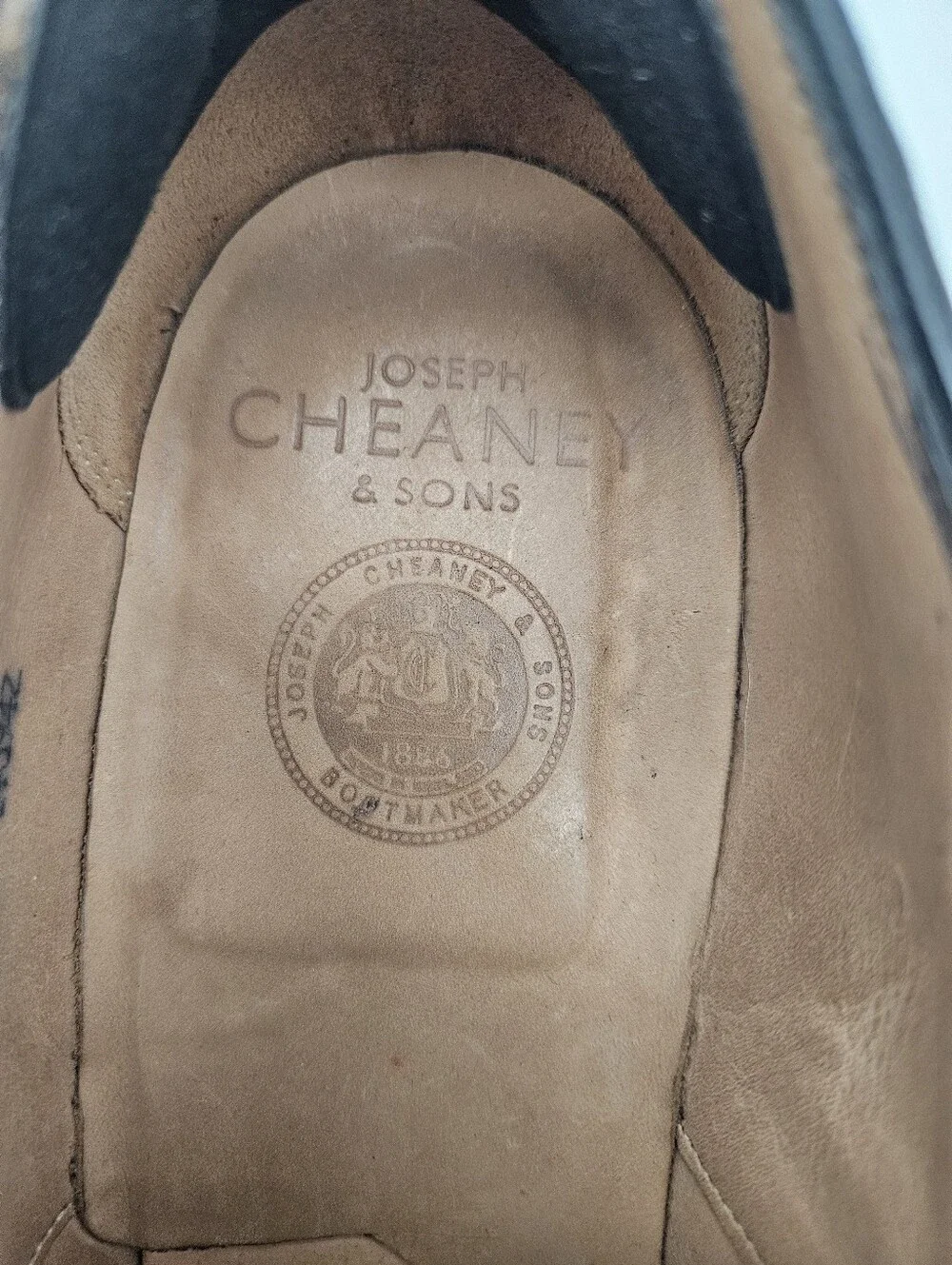 Joseph Cheaney Double Monk Buckle Black Shoes Men US Sz 11 Made in England
